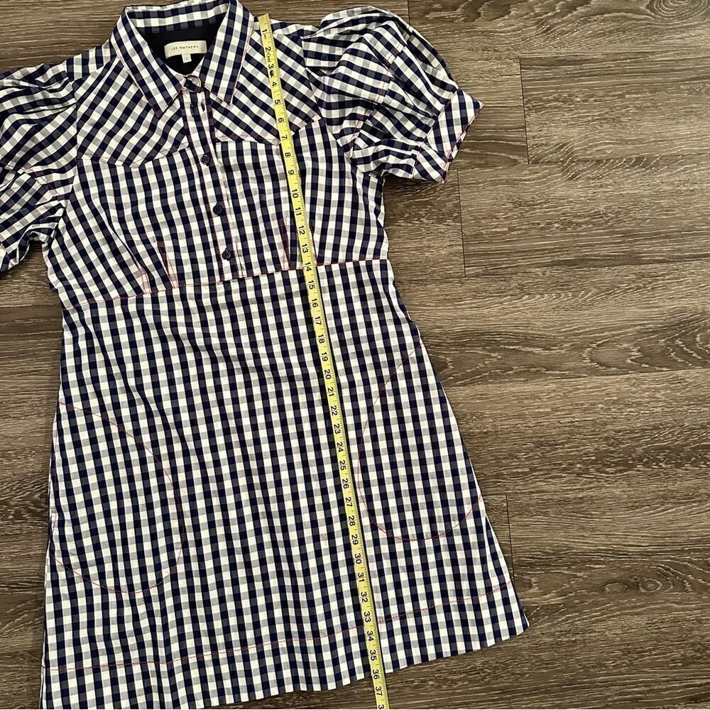 Lee Mathews Bessie Check Mini Dress - Picture 10 of 11